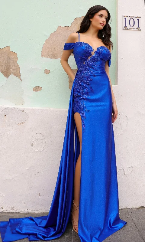 Final Markdown wrap-around dressFormal Long Dress E1451 By Nox Anabel