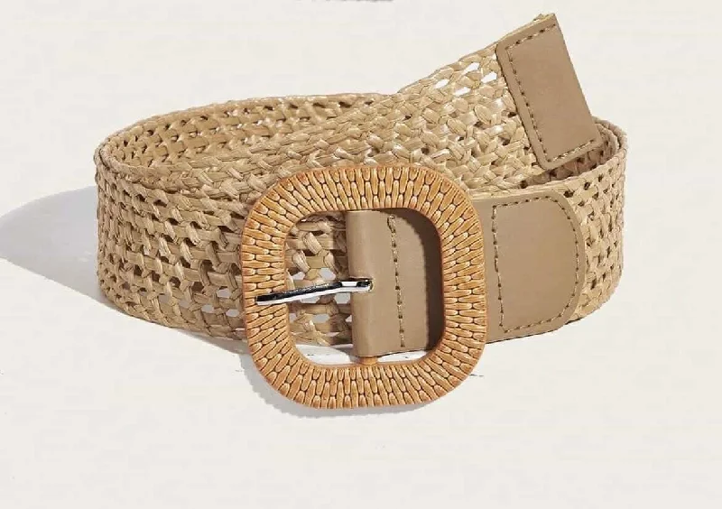 Super Bargain spaghetti strap dressPollen Belt - Natural