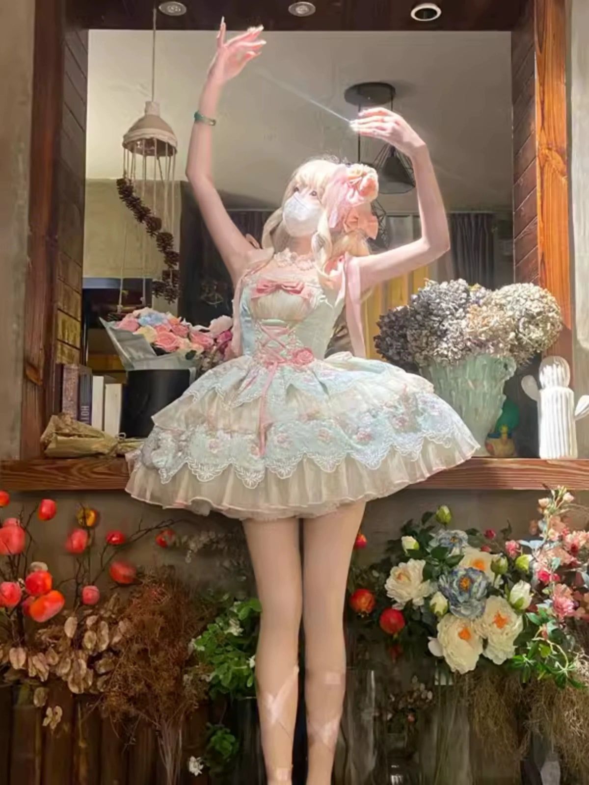 shift dressSakurahime~Sweet Lolita JSK Princess Lolita Dress and Lovely Accessory