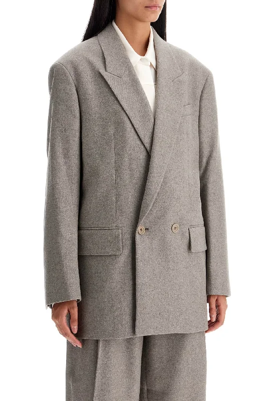New Deals casual trench coatFilippa K Double-Breasted Flannel Bl