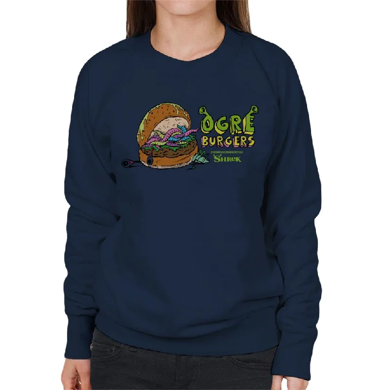 Clearance Items modern athletic hoodieShrek Ogres Burgers Women's Sweatshirt