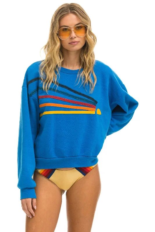 YEAR-End Sale trendy sports sweatshirtDAYDREAM RELAXED CREW SWEATSHIRT - OCEAN