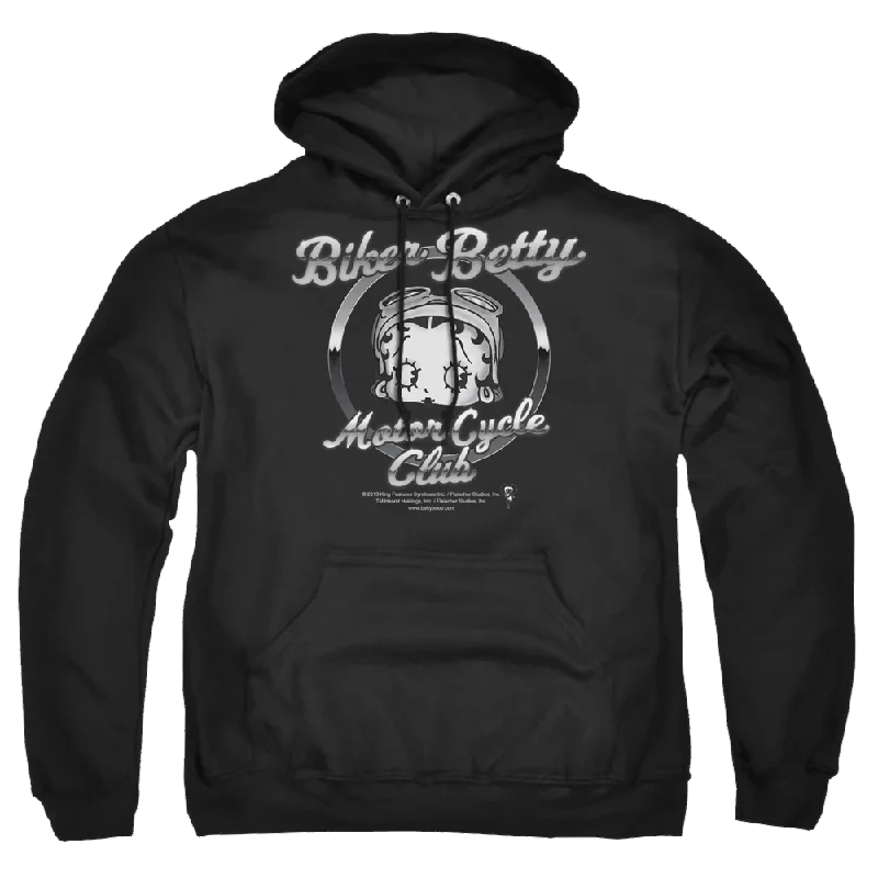 graphic hoodieBetty Boop Chromed Logo - Pullover Hoodie