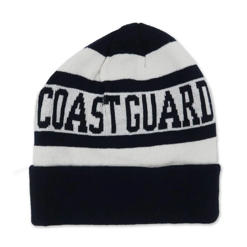 Super Sale street style coatCoast Guard Woven Watch Cap (Navy)