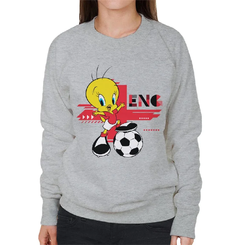 Major Savings zip-up gym hoodieLooney Tunes Football Tweety Pie For England Women's Sweatshirt