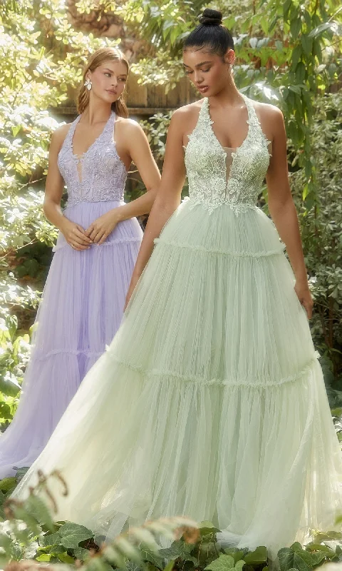 Seasonal Sale high-waisted dressAndrea & Leo Long Formal Dress A1206