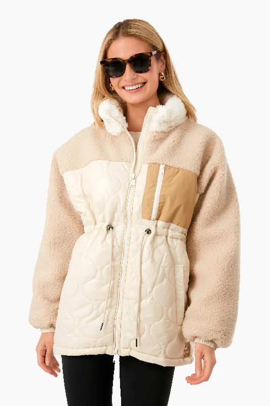 Super Bargain functional coatEcru 9125 Jacket