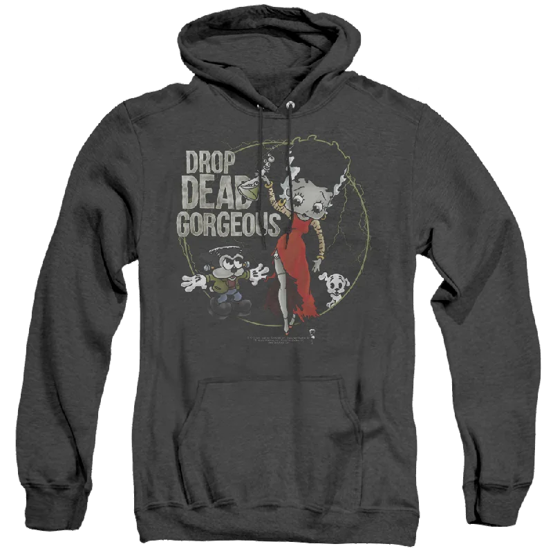 street style hoodieBetty Boop Drop Dead Gorgeous - Heather Pullover Hoodie