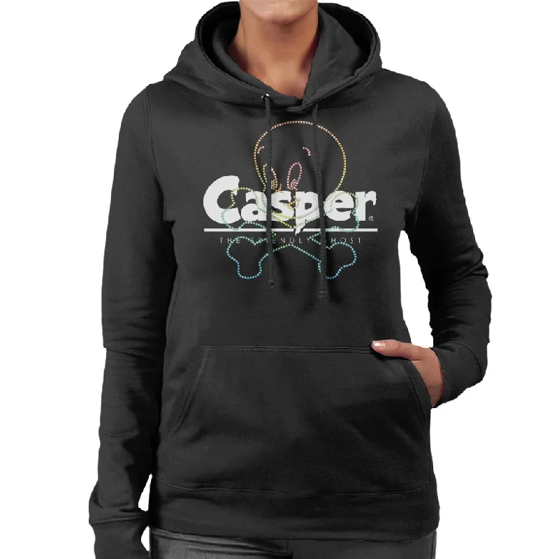 Grand Opening Sale graphic hoodieCasper The Friendly Ghost Crossbones Women's Hooded Sweatshirt