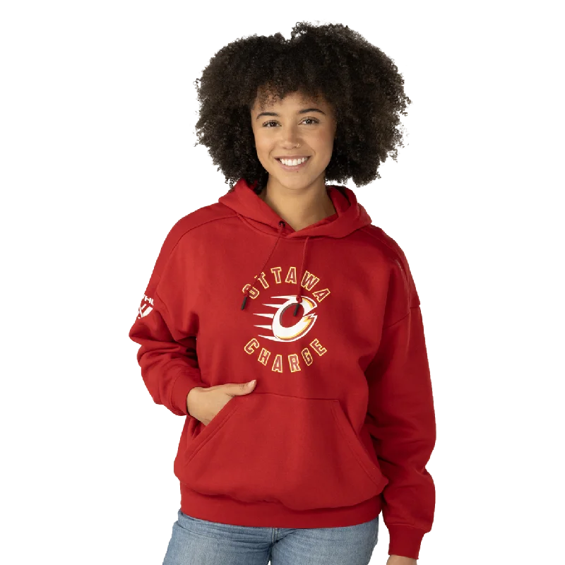 sleek zip-up hoodieBAUER PWHL TEAM ULTIMATE HOODIE WOMENS OTTAWA CHARGE