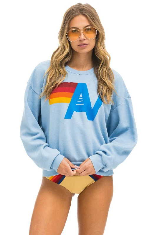 Markdowns eco-friendly fitness hoodieLOGO RELAXED CREW SWEATSHIRT - ICE