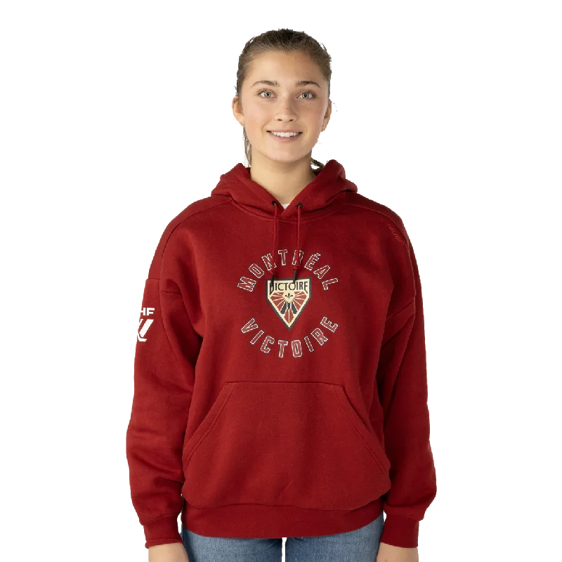 premium zip-up hoodieBAUER PWHL TEAM ULTIMATE HOODIE WOMENS MONTREAL VICTOIRE