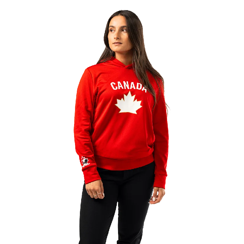 zip-up hoodie for gymBAUER HOCKEY CANADA WOMENS HOODIE