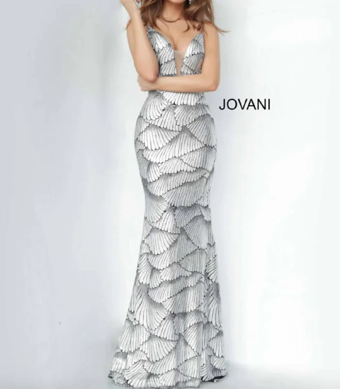 sleeveless dress3940A In Black/silver