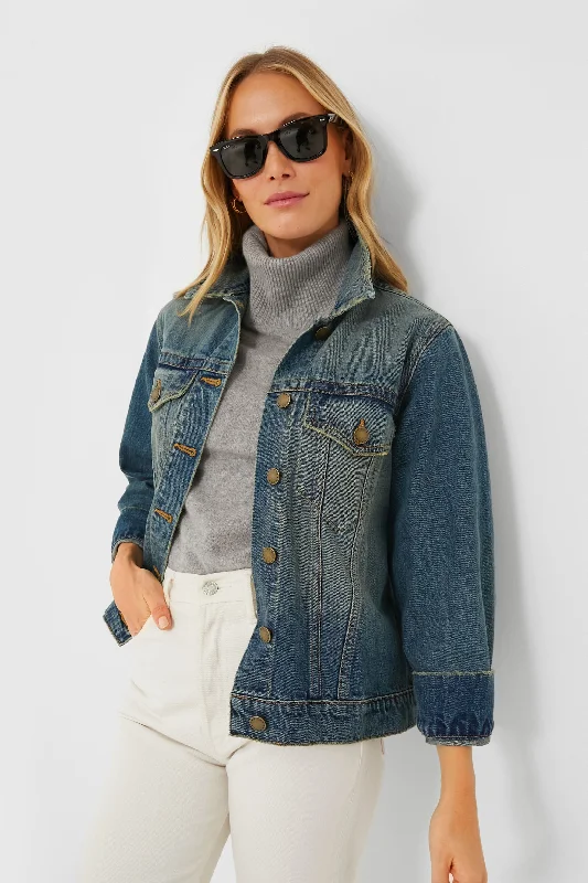 Weekend Special padded puffer coatCargo Wash The Slouchy Jean Jacket