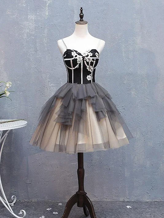 Early Bird Discount Cute Homecoming Dresses Little Black Dress Ball Gown Short Prom Dress Party Dress JK728