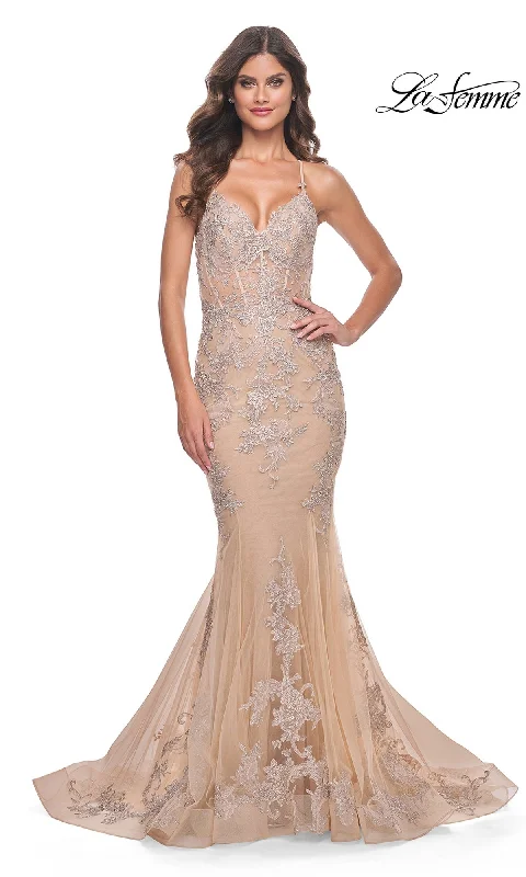 lace dressLa Femme 30716 Formal Prom Dress