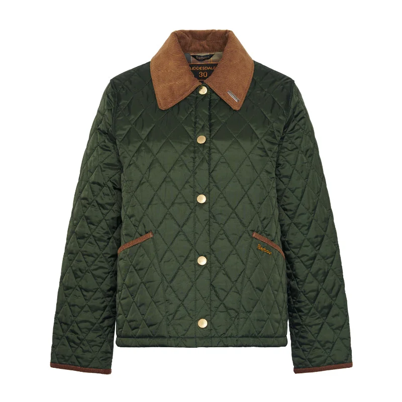 Big Discounts classic bomber jacketBarbour 30th Anniversary Cropped Ladies Liddesdale Jacket - Olive/Classic