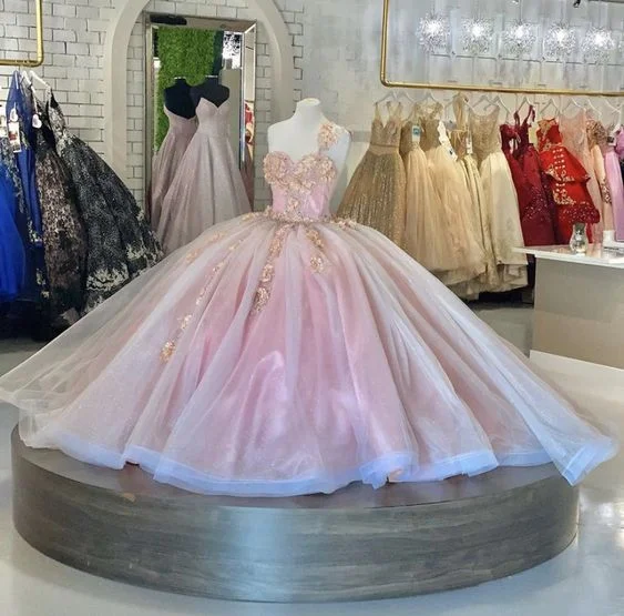 Limited Time Discount A-line dressPink Tulle Princess Dress Pink Ball Gown Elegant Applique Quinceanera Dresses Y580 Limited Time Discount A-line dressPink Tulle Princess Dress Pink Ball Gown Elegant Applique Quinceanera Dresses Y580