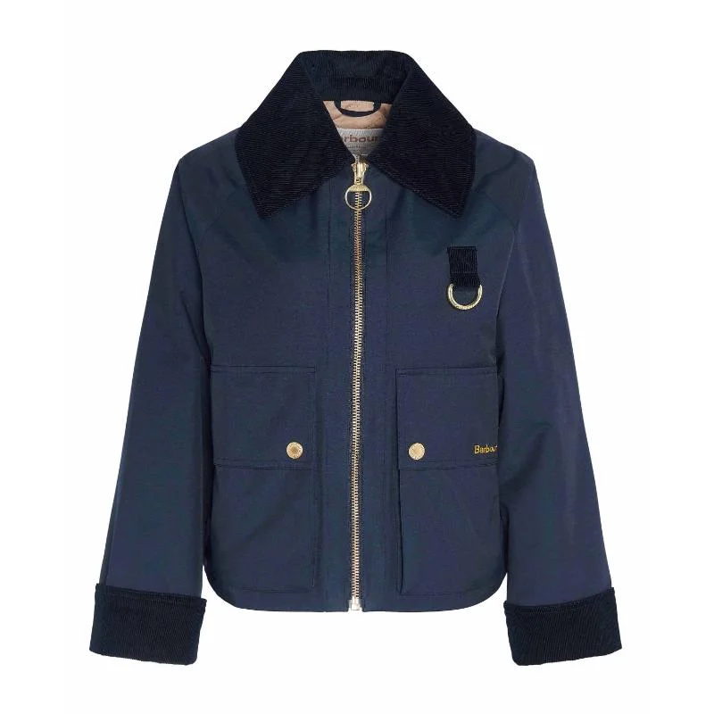 Last Chance graphic coatBarbour Nora Casual Ladies Jacket - Dark Navy/Military Brown/Dark Navy Last Chance graphic coatBarbour Nora Casual Ladies Jacket - Dark Navy/Military Brown/Dark Navy