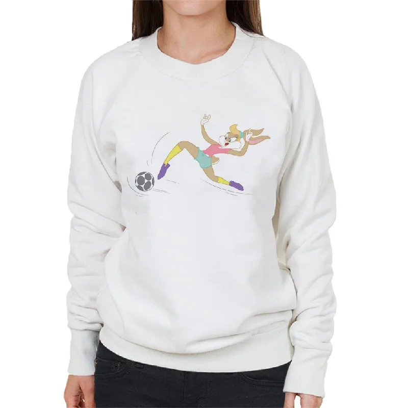 Today's Special slim fit workout hoodieLooney Tunes Football Lola Bunny Pass Women's Sweatshirt