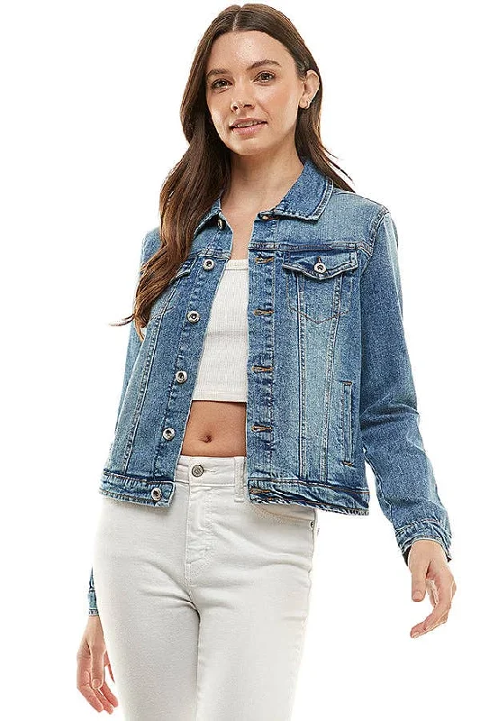Super Sale trendy bomber coatWomen's Casual Denim Jacket
