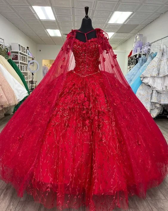 Anniversary Sale bodycon dressRed Quinceanera Dresses 3D Flowers Appliques Ball Gown Sweet 16 Dress Y585 Anniversary Sale bodycon dressRed Quinceanera Dresses 3D Flowers Appliques Ball Gown Sweet 16 Dress Y585