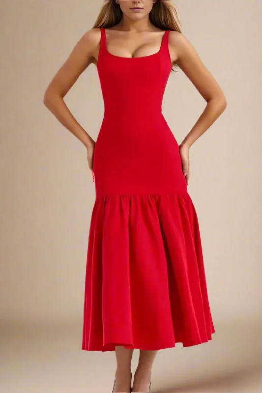 Deal Dash t-shirt dressHarriet Bodycon Midi Dress - Lipstick Red