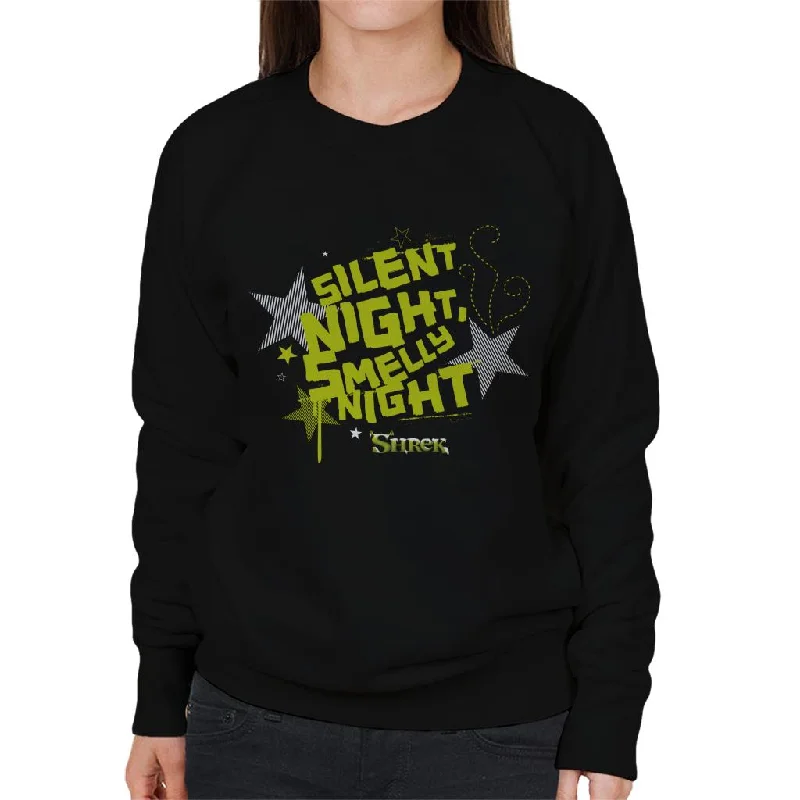 Final Clearance warm workout hoodieShrek Christmas Silent Night Smelly Night Women's Sweatshirt Final Clearance warm workout hoodieShrek Christmas Silent Night Smelly Night Women's Sweatshirt