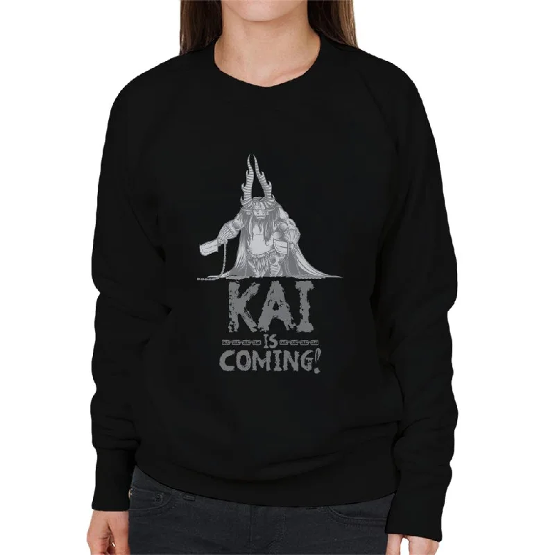 Grand Opening Sale vibrant athletic hoodieKung Fu Panda Kai Is Coming Women's Sweatshirt