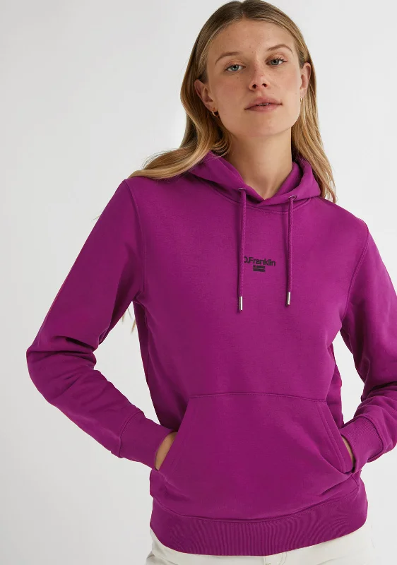 fashion sportswear hoodieMid Logo Hoodie Orchid / Black