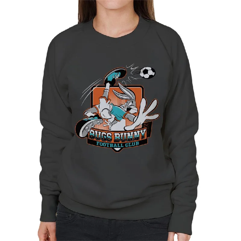 Markdowns pullover workout hoodieLooney Tunes Football Bugs Bunny FC Women's Sweatshirt