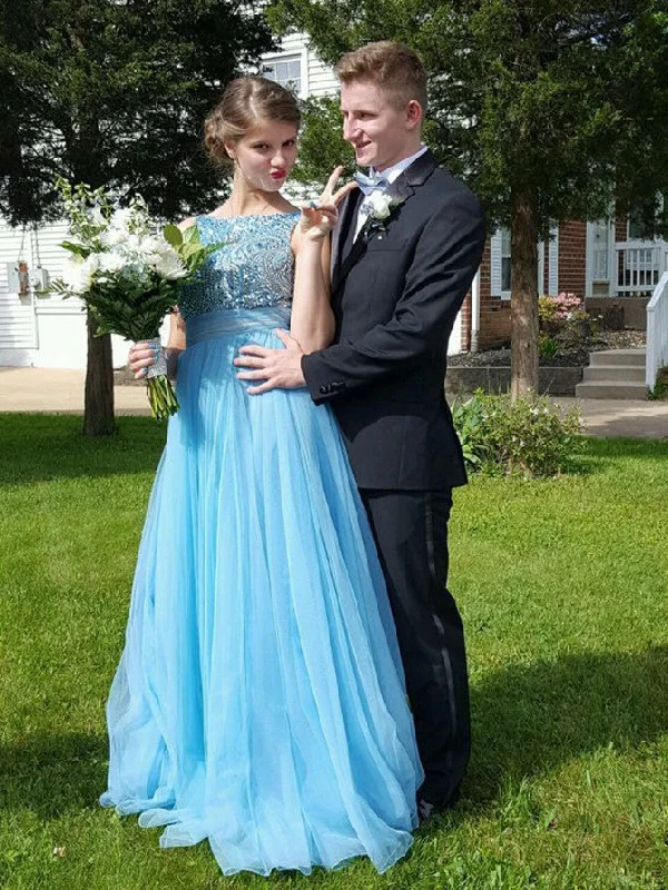 Discount Deals Chic Prom Dresses Bateau Bowknot Rhinestone Long Prom Dress/Evening Dress JKS090