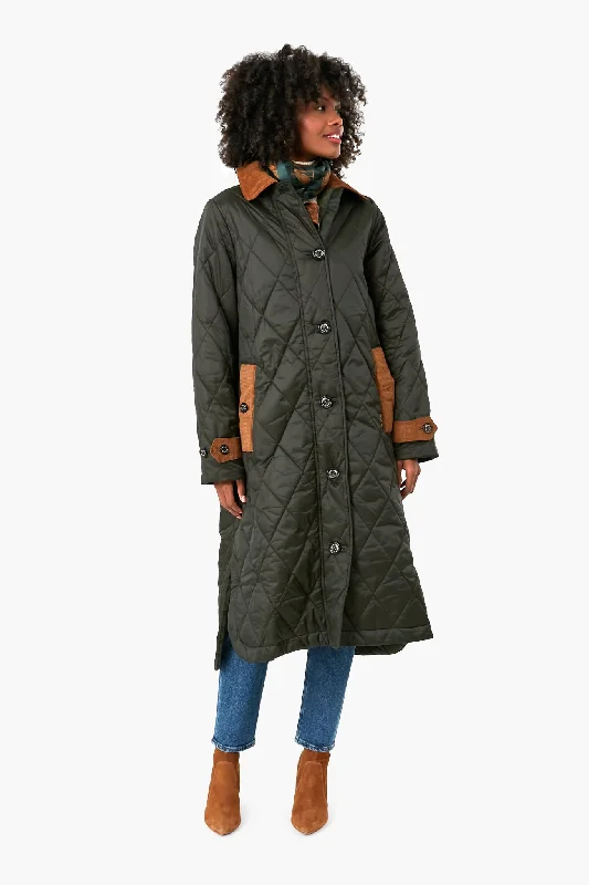Markdowns insulated winter jacketSage Silwick Quilt