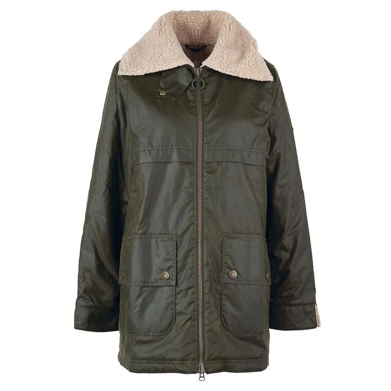 Price Meltdown classic bomber jacketBarbour Pine Ladies Wax Jacket - Archive Olive