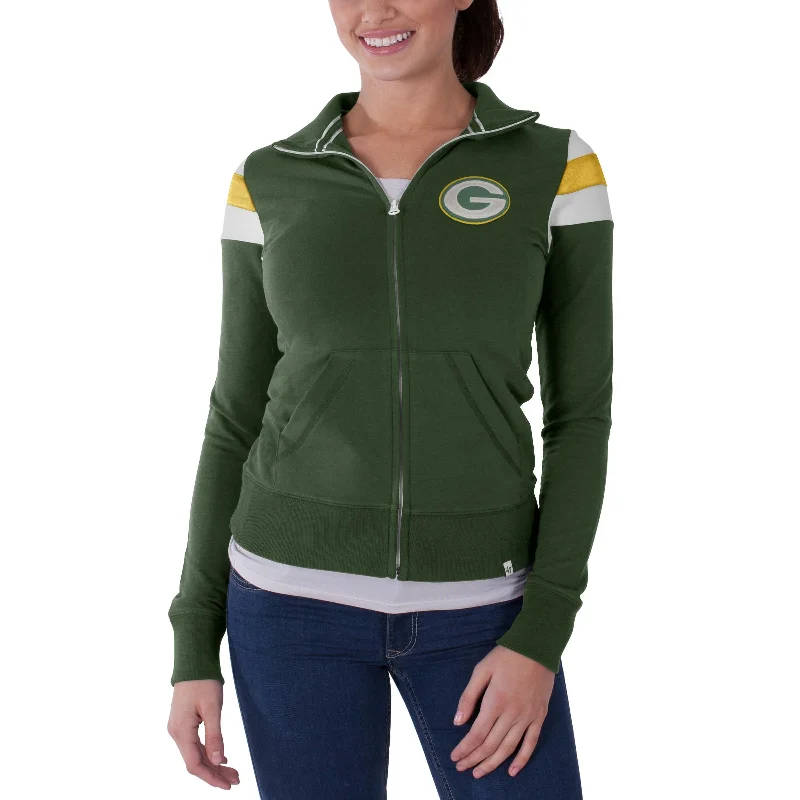 chic wool coatGreen Bay Packers Pine Crossover Women's Track Jacket