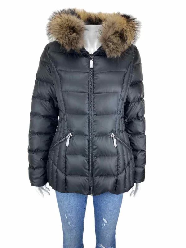 elegant coatDawn Levy Women's Nikki Down Puffer Parka Black Size M