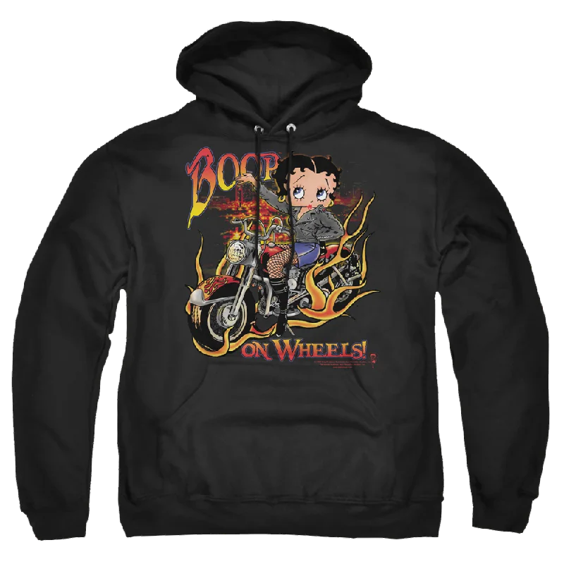 Today’s Deal oversized hoodie with drawstringsBetty Boop On Wheels - Pullover Hoodie
