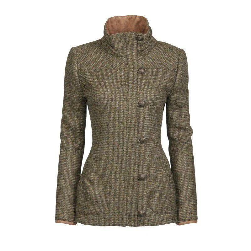 soft shell coatDubarry Bracken Tweed Jacket - Heath