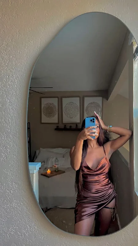 Huge Discounts trendy wrap dressSpaghetti Straps Brown Silk Party Dress,Sexy Homecoming Dress Y833 Huge Discounts trendy wrap dressSpaghetti Straps Brown Silk Party Dress,Sexy Homecoming Dress Y833