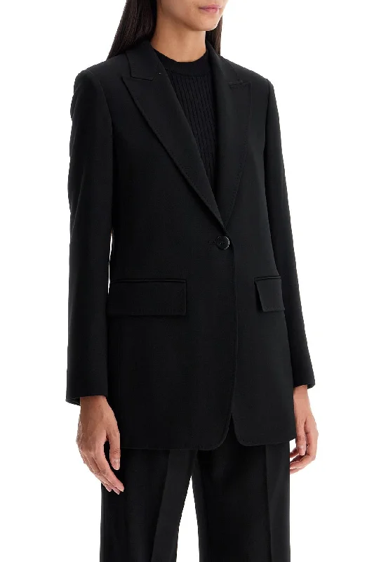 Closeout fashionable quilted coatMax Mara Studio Wool Crepe Blazer With T