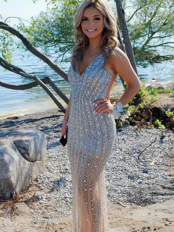 Price Blitz Amazing Beaded Trumpet/Mermaid Prom Evening Dress JKA019