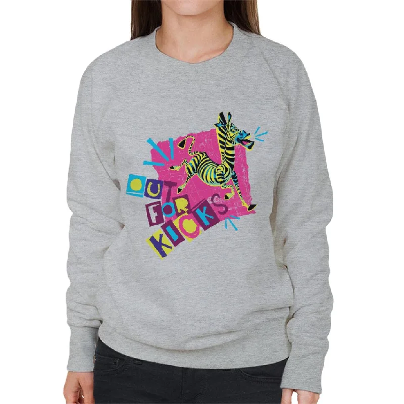 Can't Be Beat performance hoodie for gymMadagascar Marty Out For Kicks Women's Sweatshirt