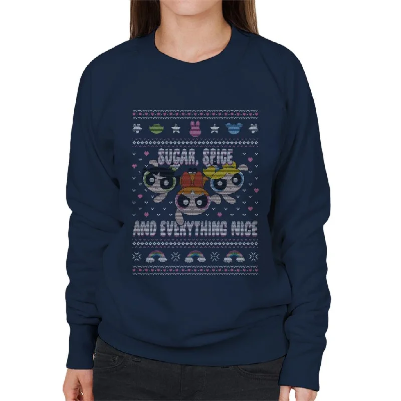 Today’s Special activewear hoodiePowerpuff Girls Christmas Sugar Spice And Everything Nice Women's Sweatshirt