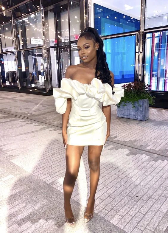 Exclusive Savings evening dressSummer Dress Women New Arrivals Ruffle Off The Shoulder Bodycon Dress Short Homecoming Dress Y657 Exclusive Savings evening dressSummer Dress Women New Arrivals Ruffle Off The Shoulder Bodycon Dress Short Homecoming Dress Y657