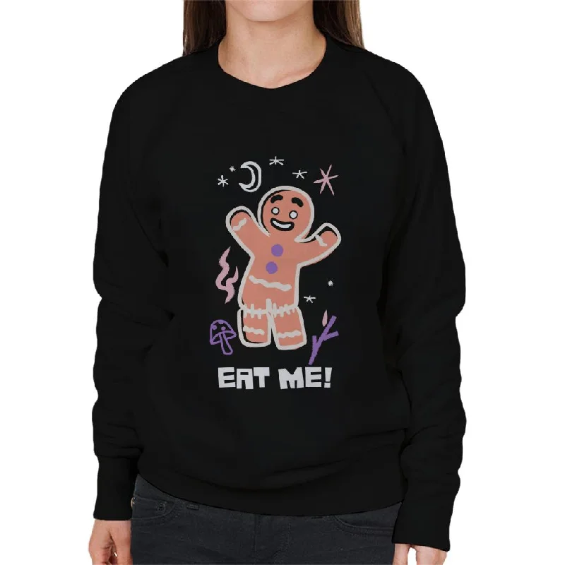 Super Sale classic gym sweatshirtShrek Gingerbread Man Eat Me Women's Sweatshirt