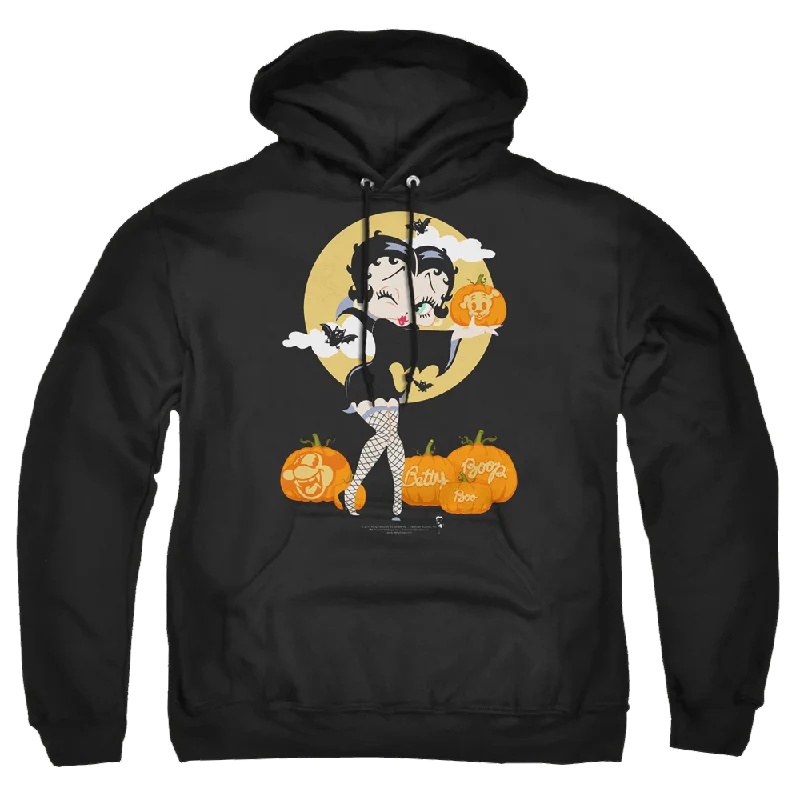 lightweight hooded sweatshirtBetty Boop Vamp Pumkins - Pullover Hoodie