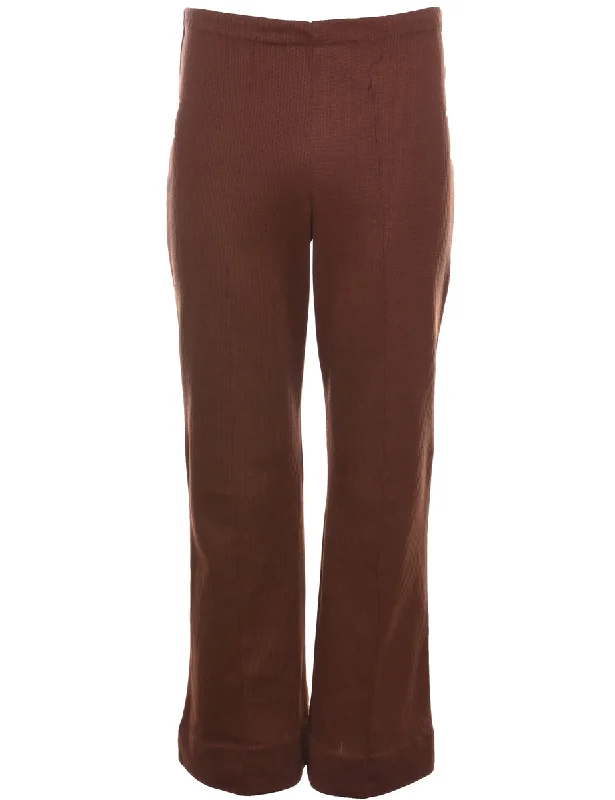 Daily Specials warm trench coatFlared Leg Dark Brown Trousers - W30 L30