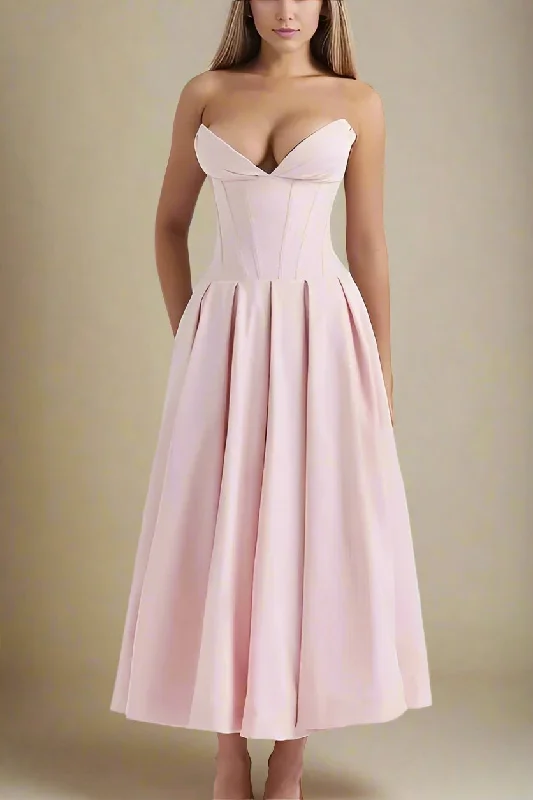 Reduced Prices playful dressGabbi Bodycon Midi Dress - Dusty Pink