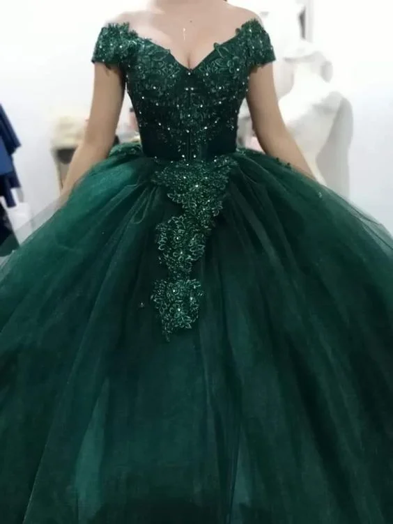 Low Prices boho dressGreen Quinceanera Dresses Off The Shoulder Tulle Ball Gown Y297 Low Prices boho dressGreen Quinceanera Dresses Off The Shoulder Tulle Ball Gown Y297
